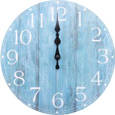 Turquoise Clocks Maxpower 10 Inch Teal Silent Non-Ticking Kitchen Decor Wall Clock