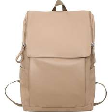 Leather School Bags Kuluosidi Male Large Capacity Bag - Khaki