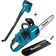 Makita DUC355Z Twin 18V 36V LXT Cordless Chainsaw & DUB186Z Blower Bare