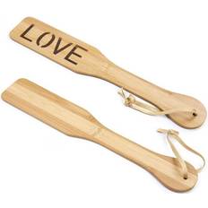 Paddles Toyz Natural Bamboo Spanking Paddle With Love