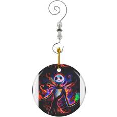 Ceramic Christmas Tree Ornaments Famgem Ornaments Ceramic Charm with Hook Christmas Tree Ornament