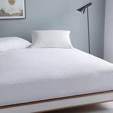 Twin Size Bed Waterproof Fitted Protector Cooling Mattress Pad with Deep Pocket Up to 15