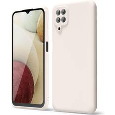 Oakxco Samsung Galaxy A12 Phone Case Liquid Silicone Grip