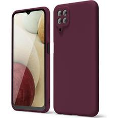 Oakxco Samsung Galaxy A12 Phone Case Liquid Silicone Grip