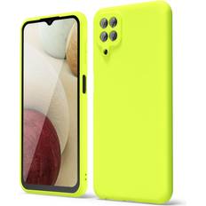 Oakxco Samsung Galaxy A12 Phone Case Liquid Silicone Grip