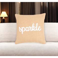 Jute Pillows Homeroots 16 And Jute Throw Pillow Cushion Cover Beige, White
