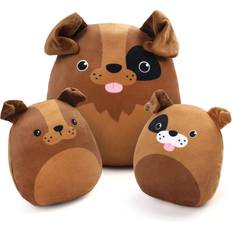 Ben 10 Toys Ben 10 BenBen Dog Plush Pillow Set of 3 12 and 7 in Squishy Stuffed Animals