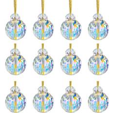 226ERS 12 Pcs Crystal Glass Balls Ornaments Christmas Tree Ornament