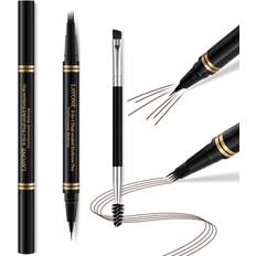 Lavone 2-in-1 Waterproof Eyebrow Pencil with 4 Tip - Make