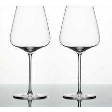 Denk'Art Bordeaux Hand-Blown Crystal Glasses Set of 2