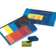 Arts & Crafts Stockmar Beeswax Block Crayons 12 Standard Colours in a Cardboard