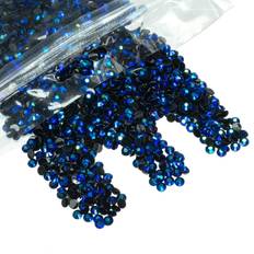 Arts & Crafts Qiipii 5000pcs 4mm Sapphire Blue AB Resin Rhinestones