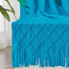 Turquoise Blankets Inhand Teal Throw Blanket Twin Size Blankets Blue, Turquoise