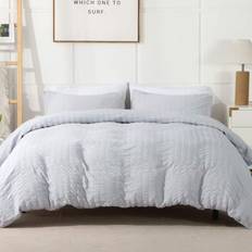 Light Gray Cal King 104 x 98 inches 3 Pieces