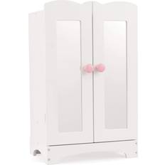 Kidkraft Dolls & Doll Houses Kidkraft Wooden Lil' Doll Armoire with 6 Hangers