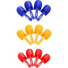Buckets Sandbox Toys Spielstabil Small Sand Scoops 12 Pack Includes 3 Red 3 Blue and 3 Yellow Beach Toy Shovels