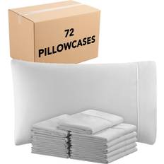 Arkwright Bulk Microfiber King of 72 Pillow Case Grey