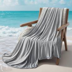 SLEEP ZONE Nanotex Cooling Blanket Double-Sided Throw Blankets
