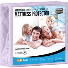 Textiles Utopia Bedding Waterproof Protector Twin Size Mattress Cover