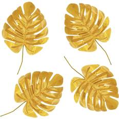 Textiles Beistle Fabric Palm Leaves Fabrics Gold