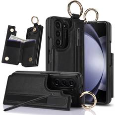 XIMAND Samsung Galaxy Z Fold 5 Wallet Case with S-Pen Holder