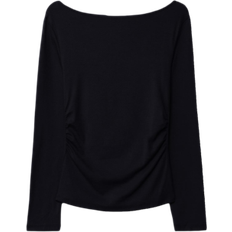 Stradivarius Long Sleeve T-shirt - Black