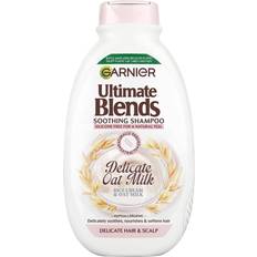 Garnier ultimate blends shampoo 400ml Garnier Ultimate Blends Delicate Oat Milk Soothing Vegan Shampoo Sensitive Scalp 400ml