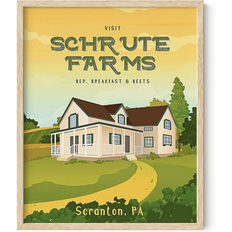 Oak Posters Haus and Hues The Office Schrute Farms Dwight Poster