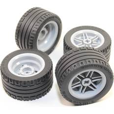 LEGO 8 St Tekniska Hjul Och Däck Set Mindstorms NXT EV3 Däck 56145