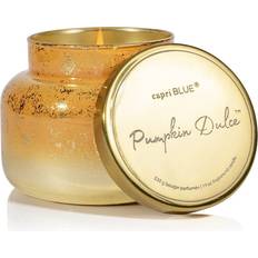 Gold Scented Candles Capri Blue Glimmer Signature Jar 19 Oz Cider and Gold Scented Candle