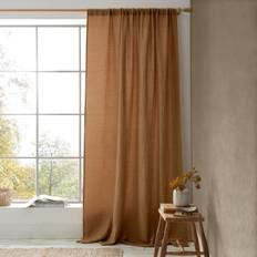 Pineapple Elephant Muscat Waffle Slot Top Voile Curtain Panel 140cm x 229cm Drop