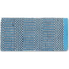 Turquoise Blankets Mayatex Double Weave 32x64 Acrylic Blend Saddle Blanket Blankets Turquoise