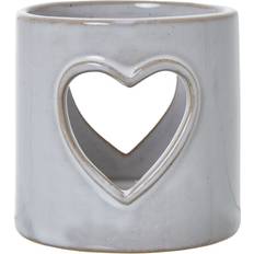 Ceramic Candle Holders Hill Interiors White Ceramic Heart Cut-Out Tealight Candle Holder