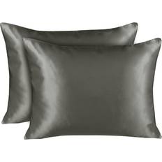 SHOPBEDDING Satin Pillowcase 2 Pack Standard Size Pillow Case