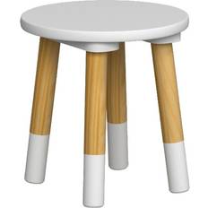 URBN Living Kids Wooden Stool Seat Round Chair