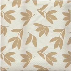 Broste Copenhagen Herbert Papirservietter 33x33 cm 20-pak Beige-off