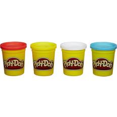 Red Dough Clay Hasbro Play-Doh For Modeling 4-Pack 16 Ounce Total Red Ye