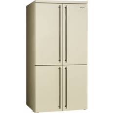 Beige Kylfrysar Smeg Køle Fryseskabe Creme FQ60CPO6 Beige