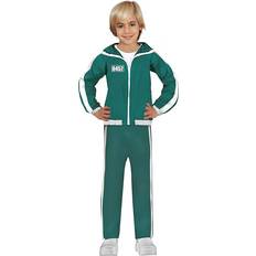 Squid game costume Fancy Dress Fiestas Guirca gymnast the gamer green gents fancy dress costume