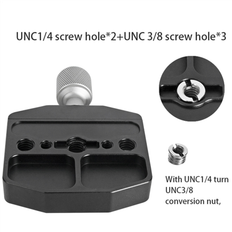 Jojomino 3X QR-70N Clamp Quick Release Plate for Tripod Ball