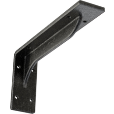 Moulding & Millwork Ekena Millwork 2 W x 10 D x 4 3/4 H Embrey Steel Bracket Antiqued Silver