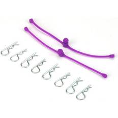 Du-Bro 2250 Purple Body Klip Retainer 2-Pack