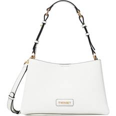 Logo Lettering Shoulder Bag - White