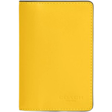 Coach Yellow Wallets Coach Id Wallet - Gold