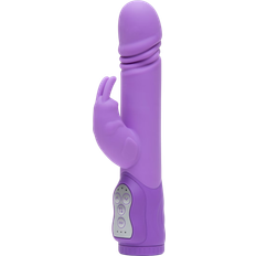 LoveHoney Dream Rabbit Rechargeable Silicone Thrusting Rabbit Vibrator