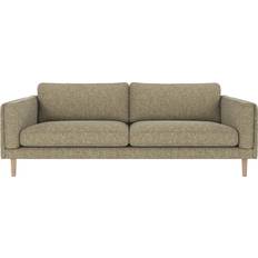 Möbler Rowico Home Braden Med Vitpigmenterade Ekben Tyg Max Grön 3-Sitssoffa Soffa