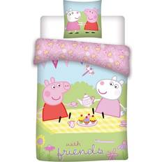 BrandMac Peppa Wutz Pig Wende-Bettwäsche-Set 135 x 200 80 x 80