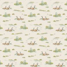 Tapeter Coordonné Tapete Mallard Duck Mint Green