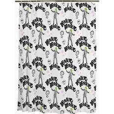 Beetlejuice Bath Microfiber Shower Curtain 70 x 72