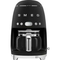 Smeg coffee machine black Smeg 50's Retro DCF02BLMUK Filter Coffee Machine with Timer